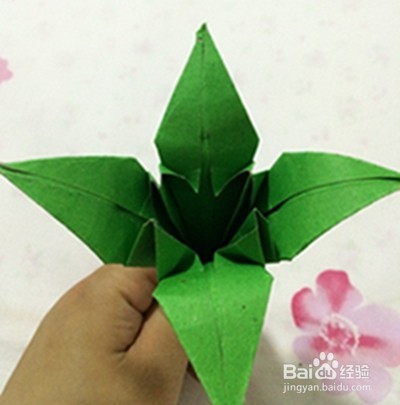 愚人折纸之“盛开的百合花”