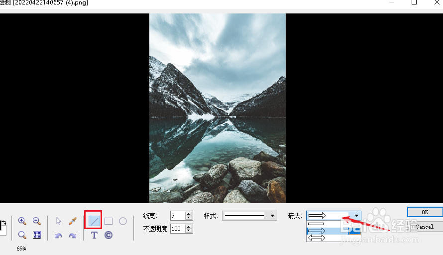 XnViewMP如何为图片添加箭头