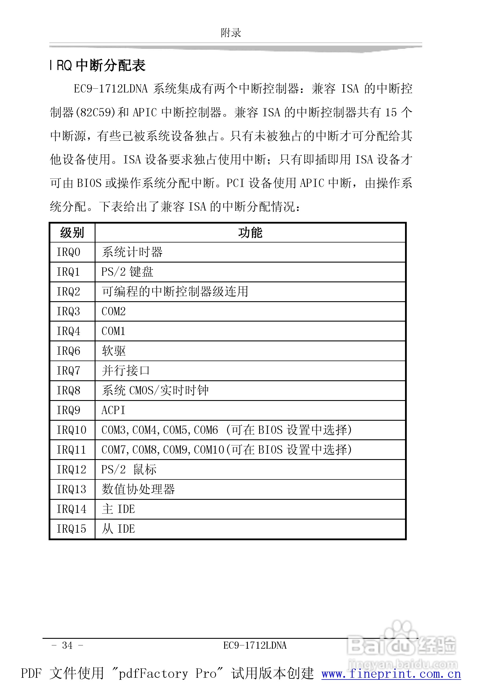 研祥EC9-1712LDNA工业级CPU板卡说明书:[4]