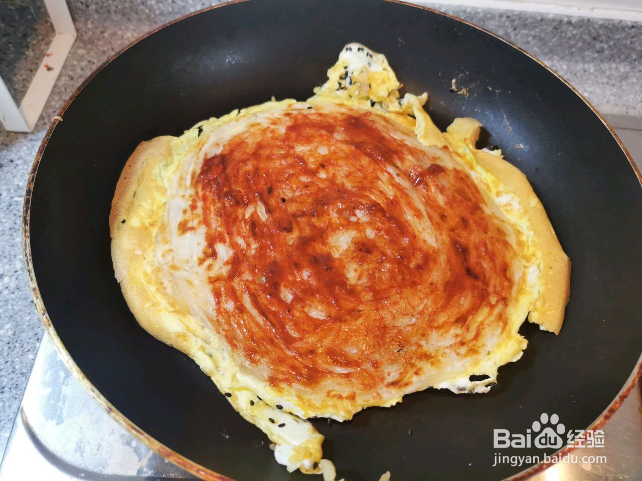 鸡蛋卷手抓饼的做法