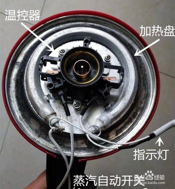 电水壶灯亮不加热怎么修理