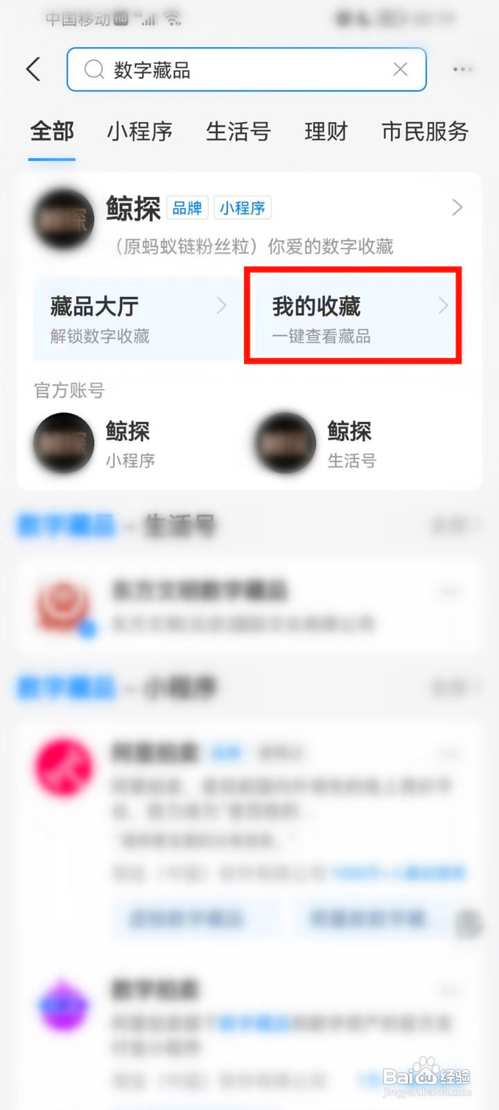 支付宝数字藏品到哪看