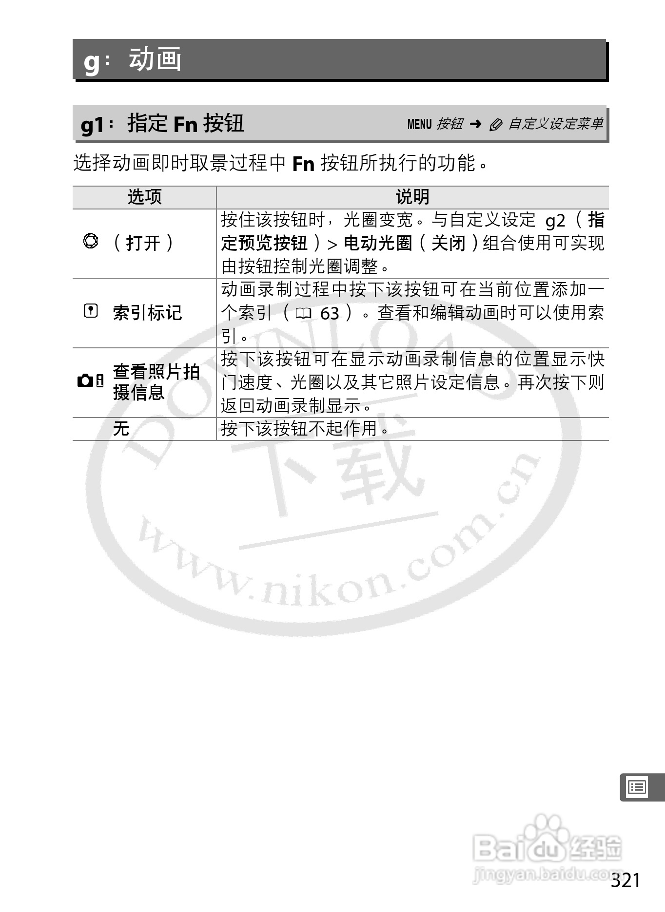 尼康D800E数码相机使用说明书:[35]