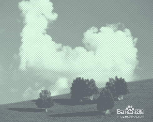 PSCC2018 怎么设置图像的半调图案素描效果