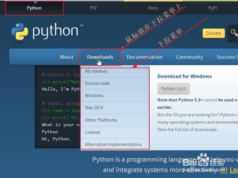 windows环境如何下载和安装python