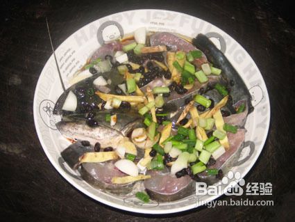 豆豉蒸鲶鱼