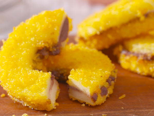 【豆沙苹果圈】吃苹果,要数山东人花样多!