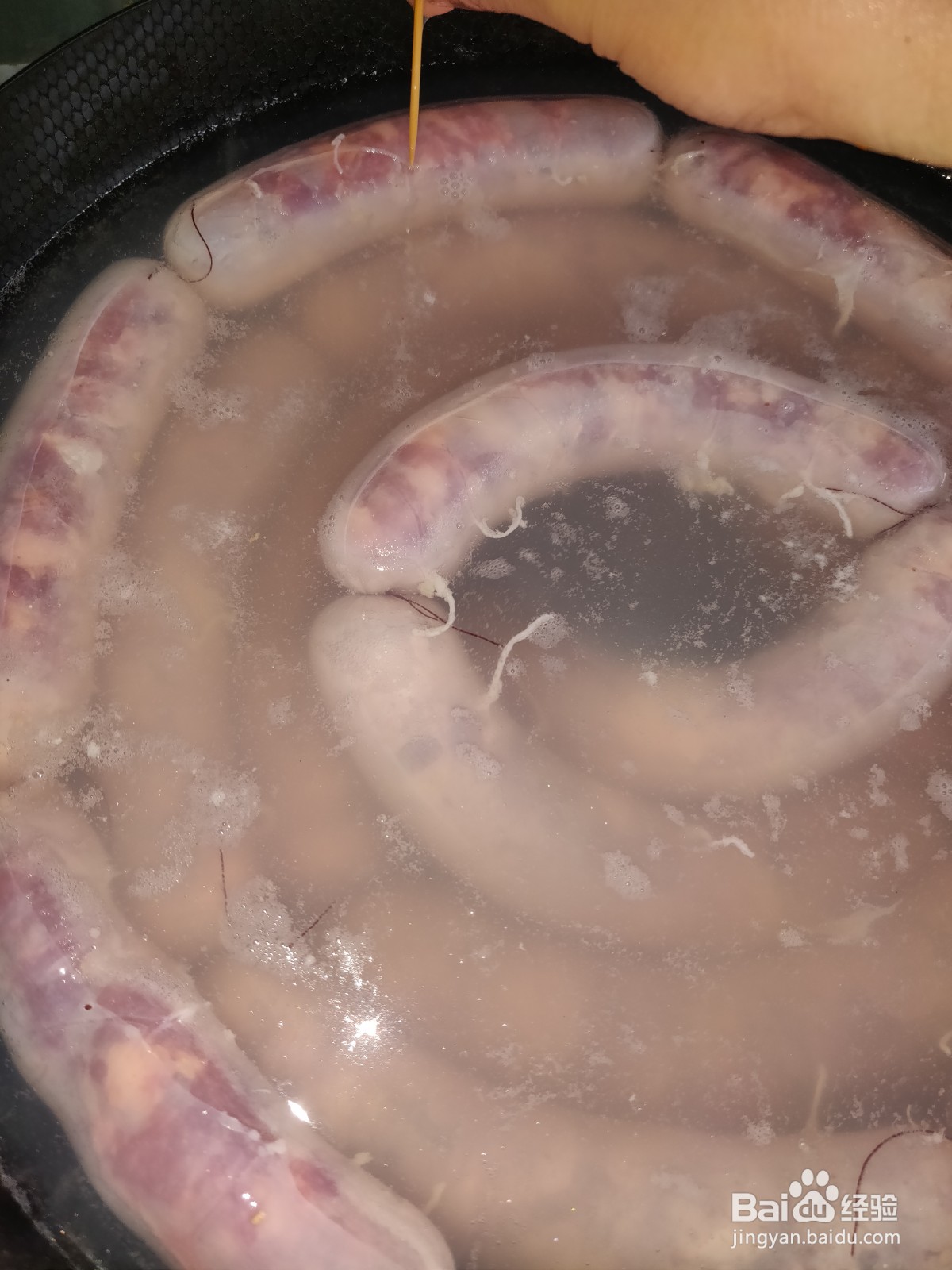 猪小肠做纯肉肠的步骤