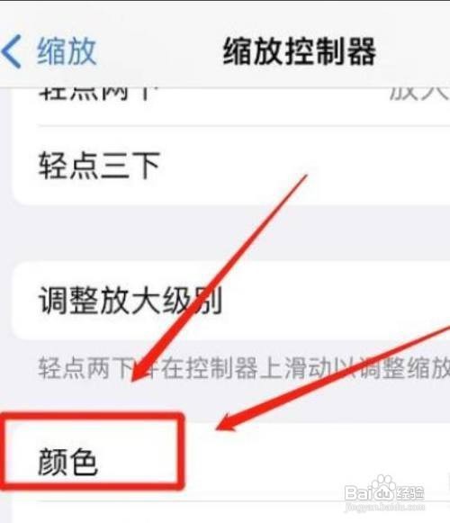 iPhone11Pro手机怎么设置缩放控制器颜色