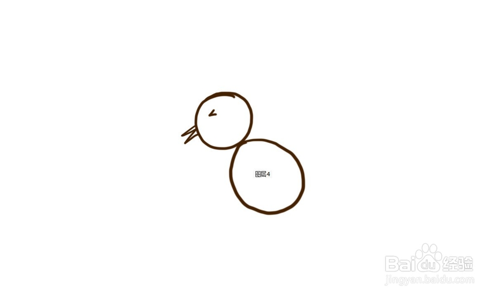 小鸡简笔画教程