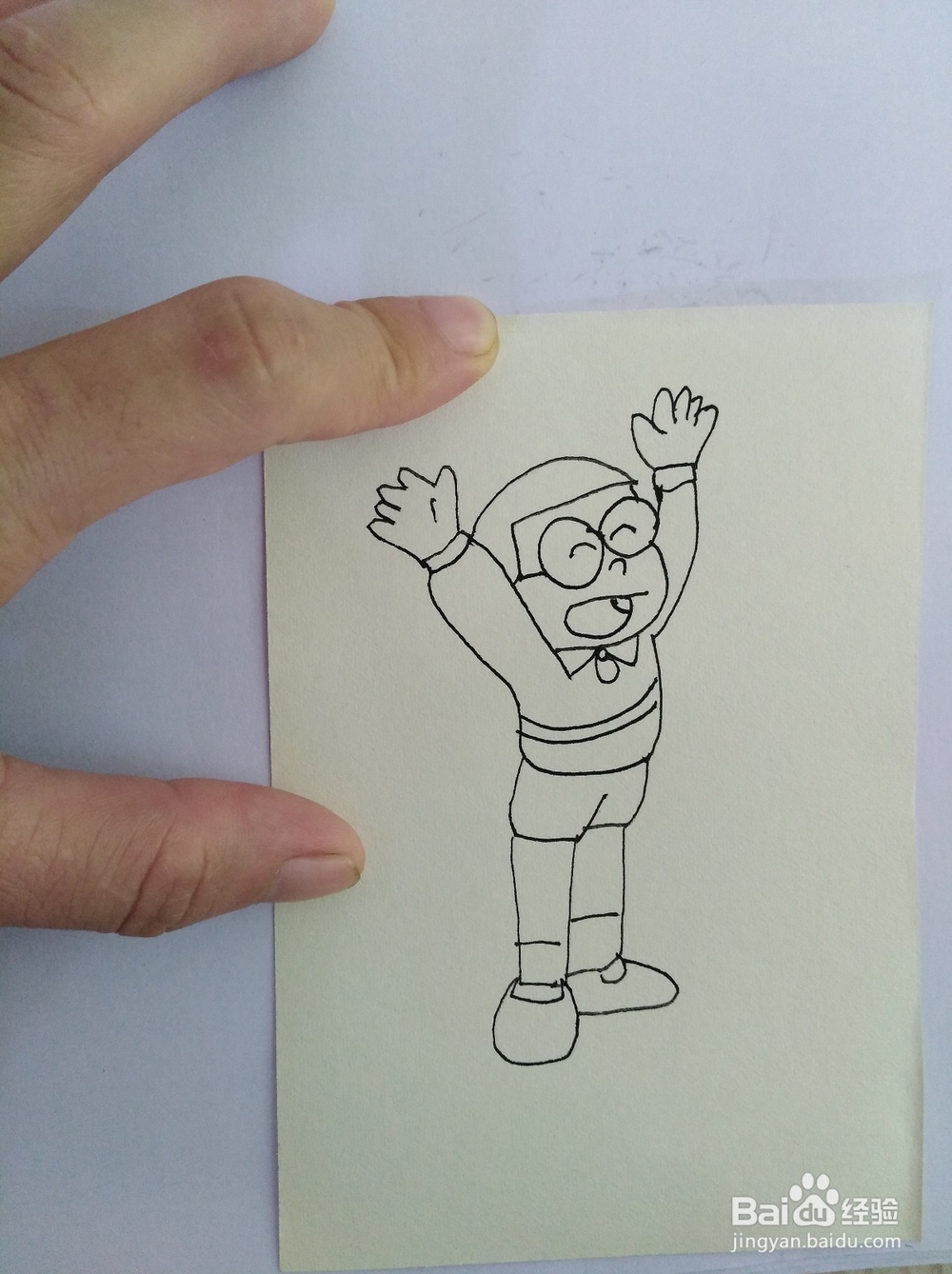 简笔画-画大雄