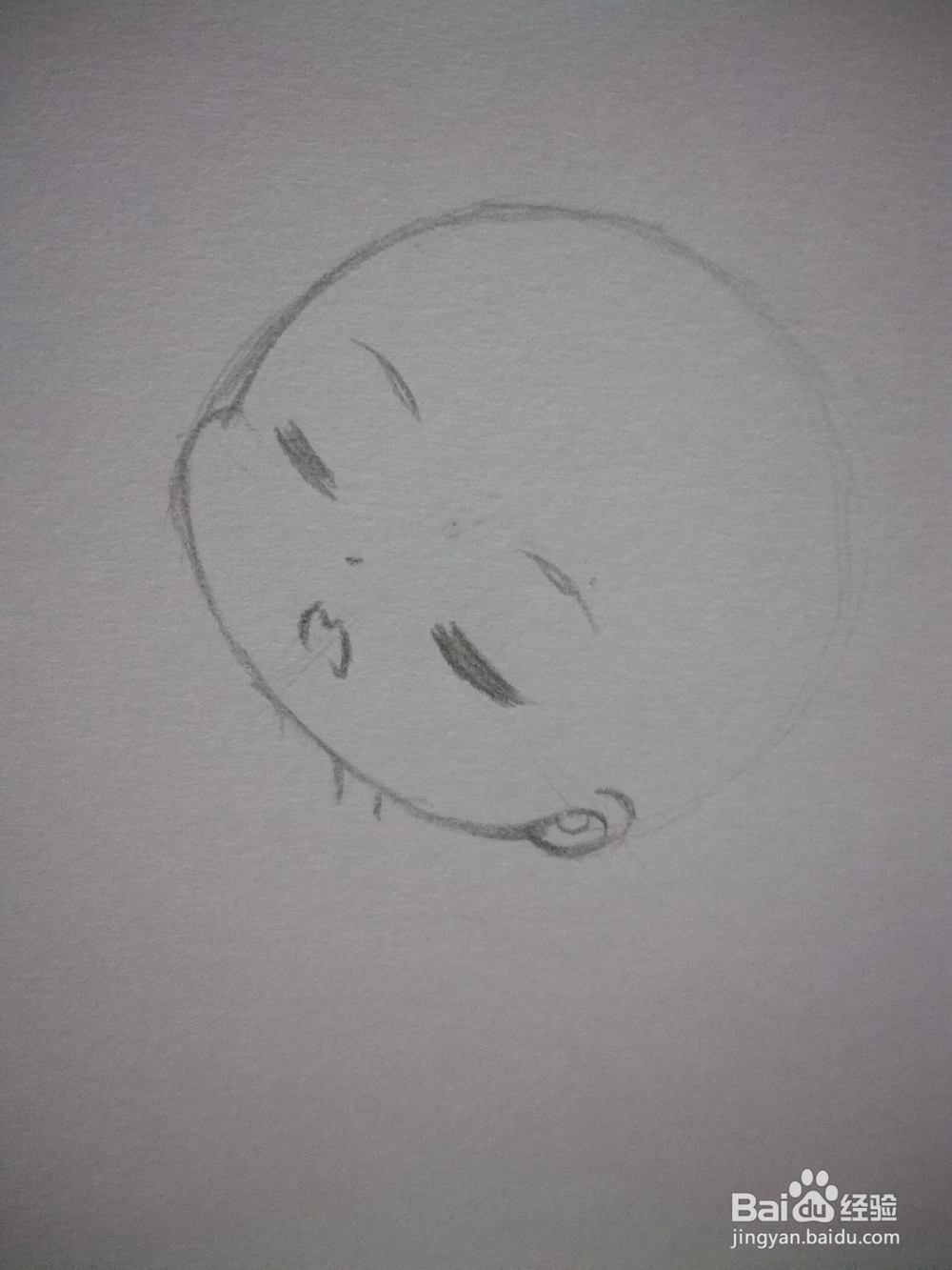 卡通Q版动漫人物头部和五官手绘线稿教程