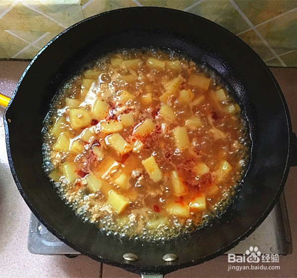 肉末烧米豆腐的做法
