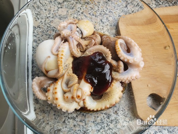 美味酱爆八爪鱼