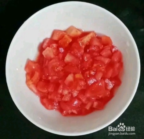 虾皮番茄鸡蛋饼的步骤