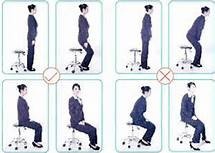 必要的坐姿和站姿