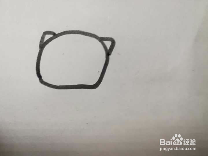 画一只可爱的小猫咪