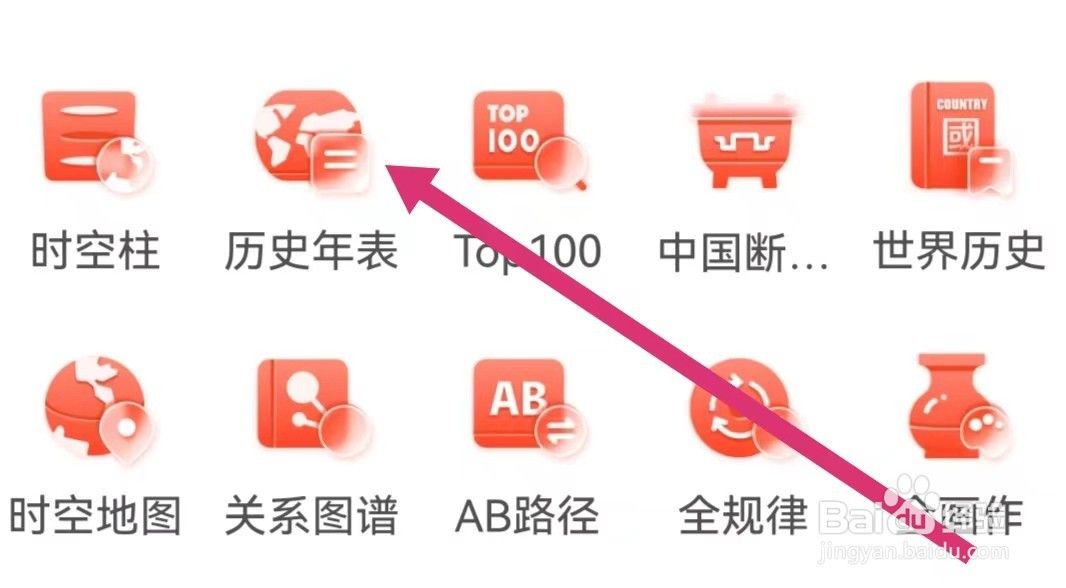 全知识APP如何进入历史年表