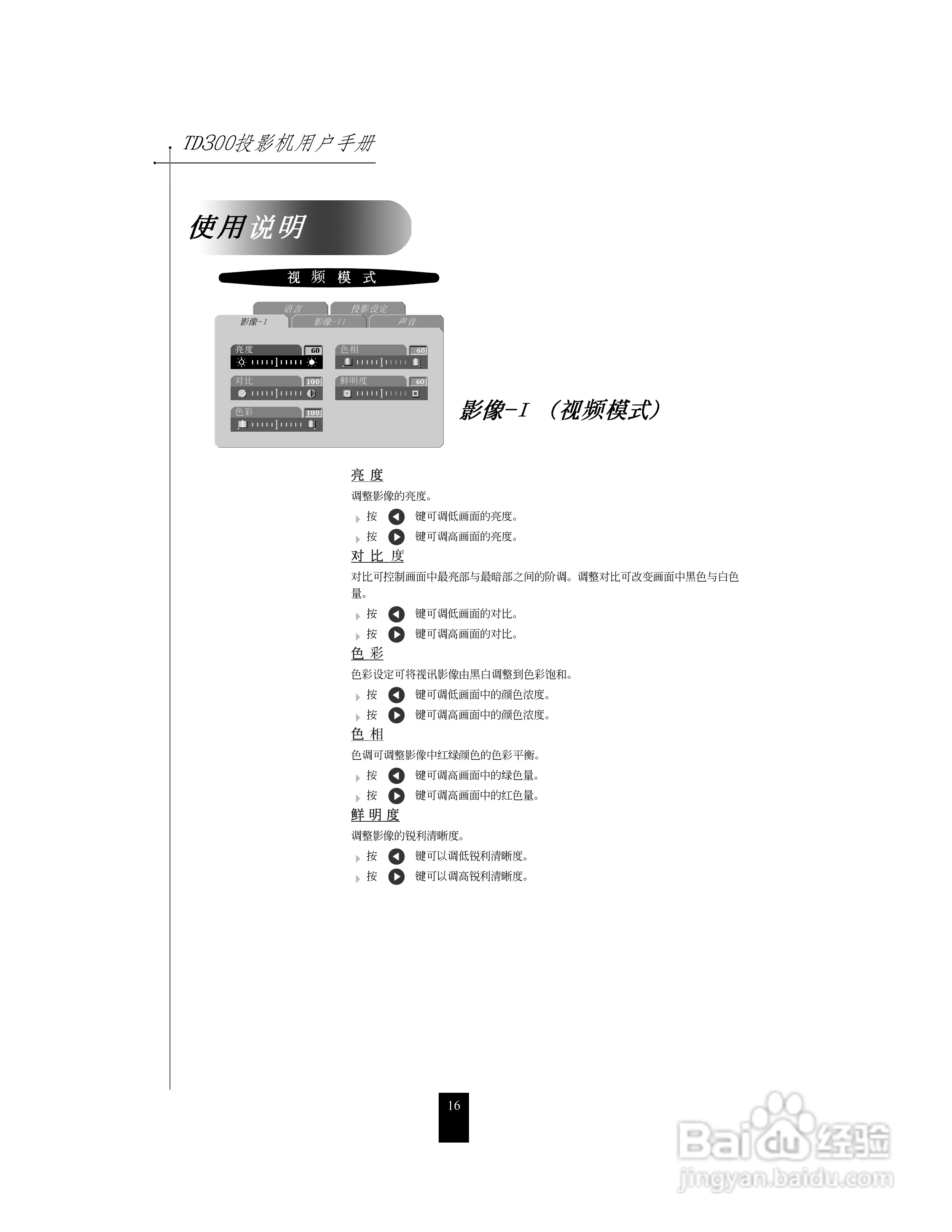 联想投影机TD300使用说明书:[2]