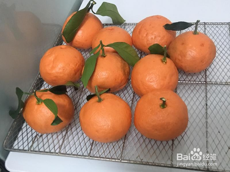 柑橘 仿真馒头的做法