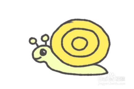 sketchbook怎么画蜗牛