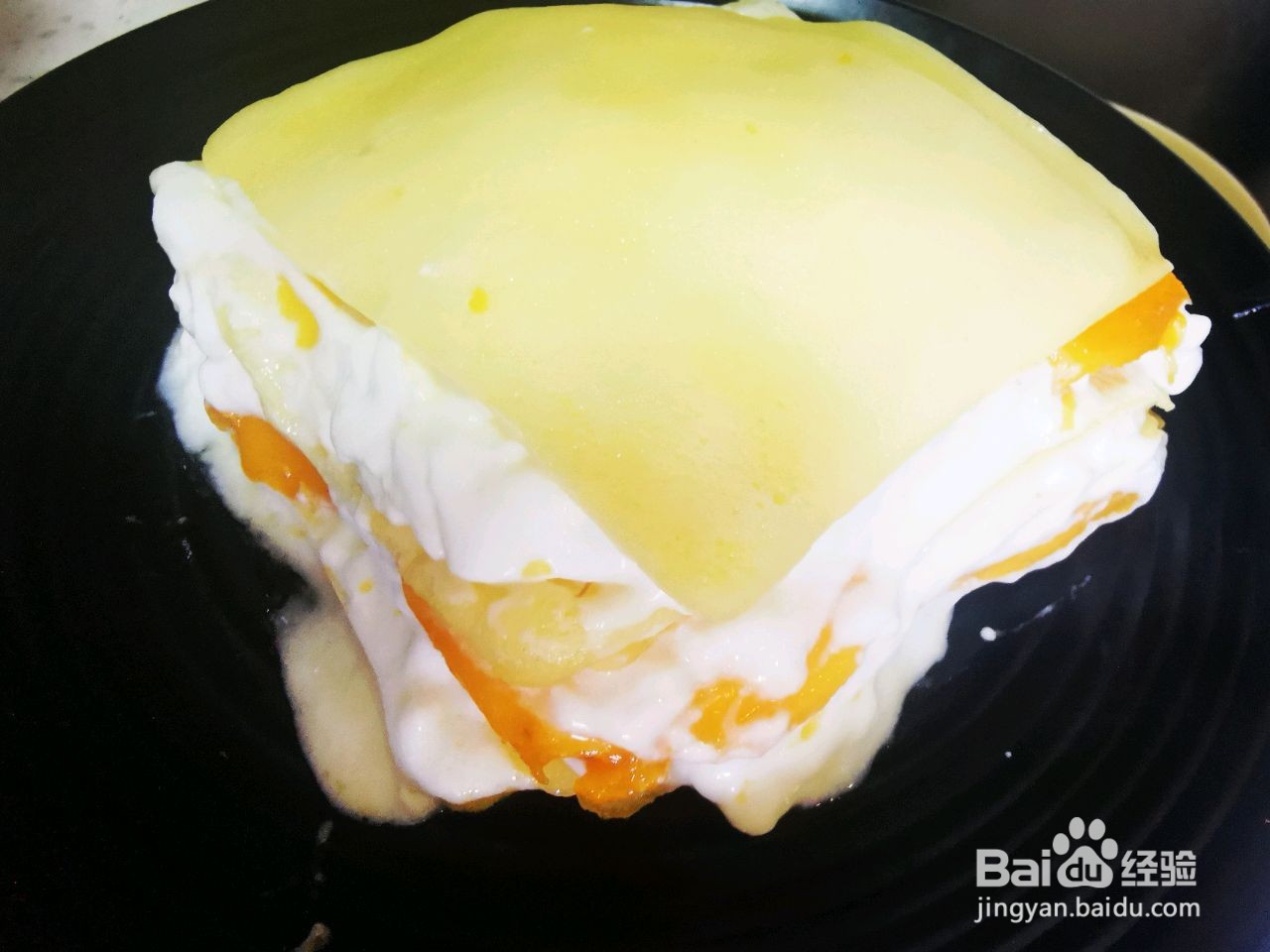 酸奶芒果千层怎么做