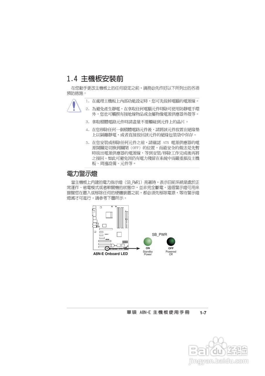 华硕 A8N-E主板说明书:[2]