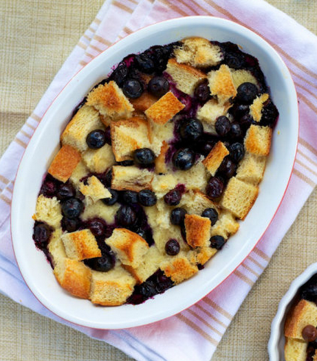 蓝莓巧克力布丁