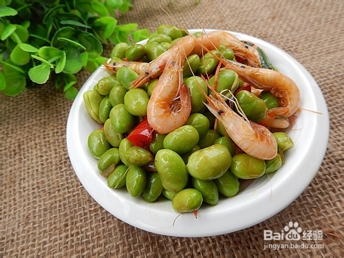 快手小炒:毛豆炒河虾