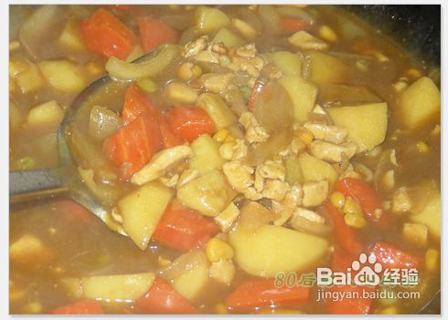 好吃的盖浇饭自己做--咖喱鸡肉盖浇饭