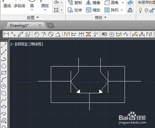 CAD2014 怎样绘制复合三极管图形