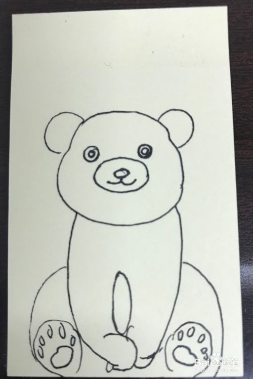 如何绘制一只卡通熊猫？