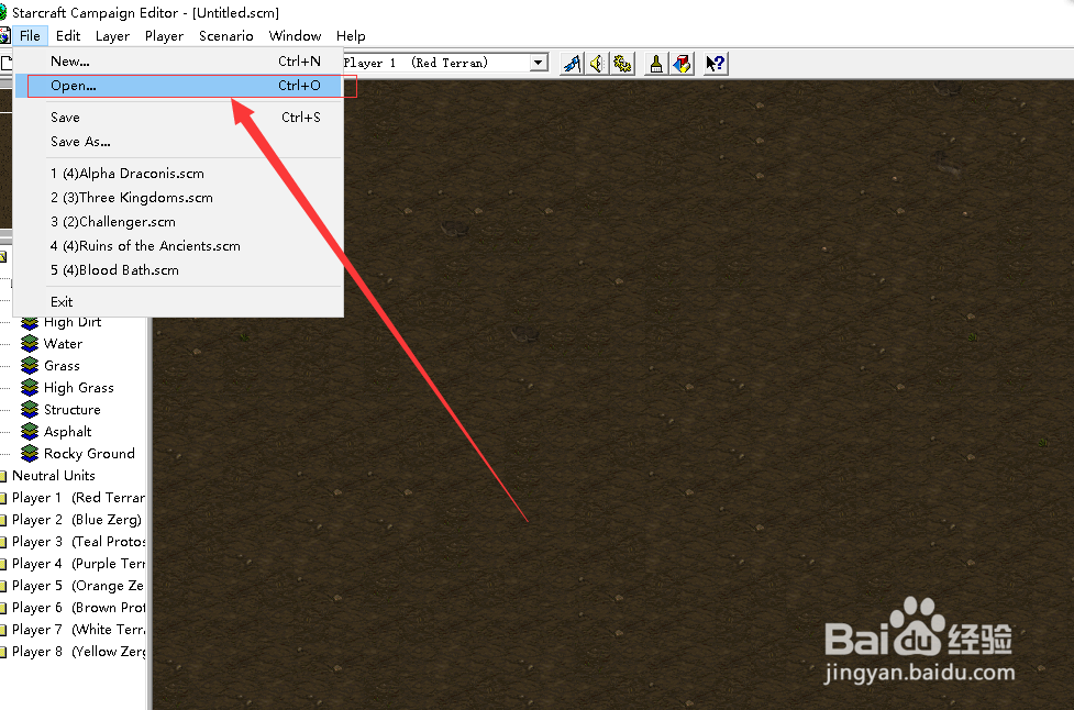 星际争霸1怎么改地图上矿的总量
