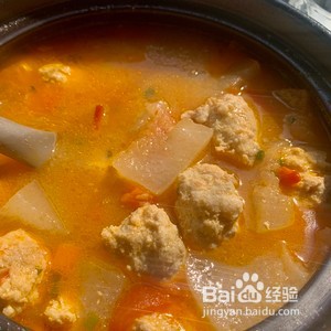 番茄冬瓜肉丸汤的做法