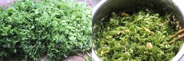 茴香苗鸡蛋包子