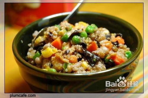 素炒五彩杂米饭的做法