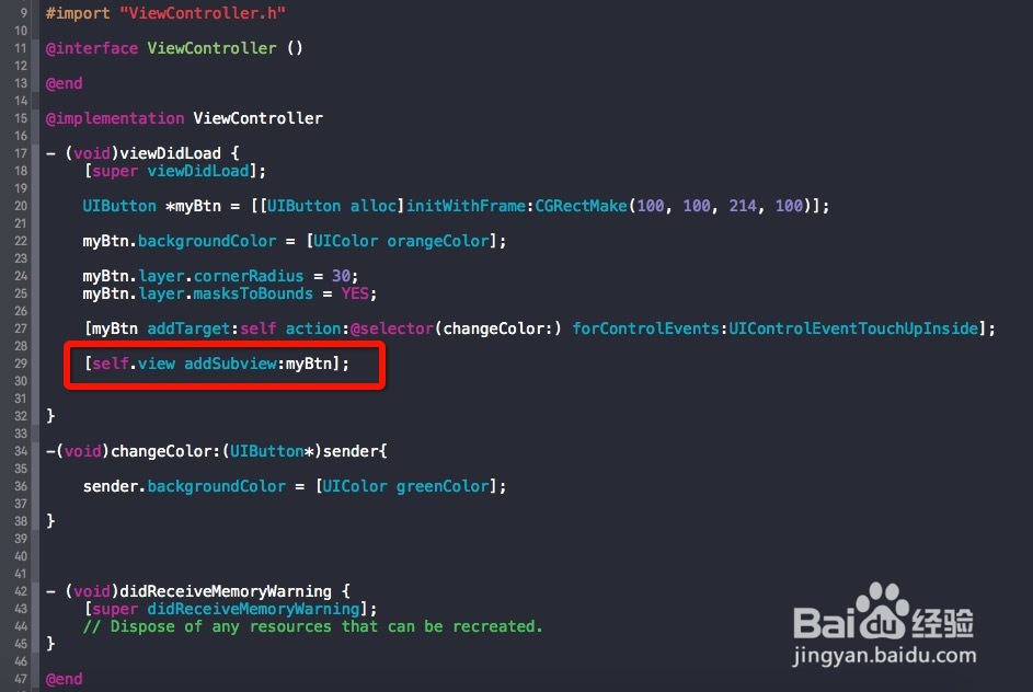 IOS开发中如何使用代码创建圆角UIbutton