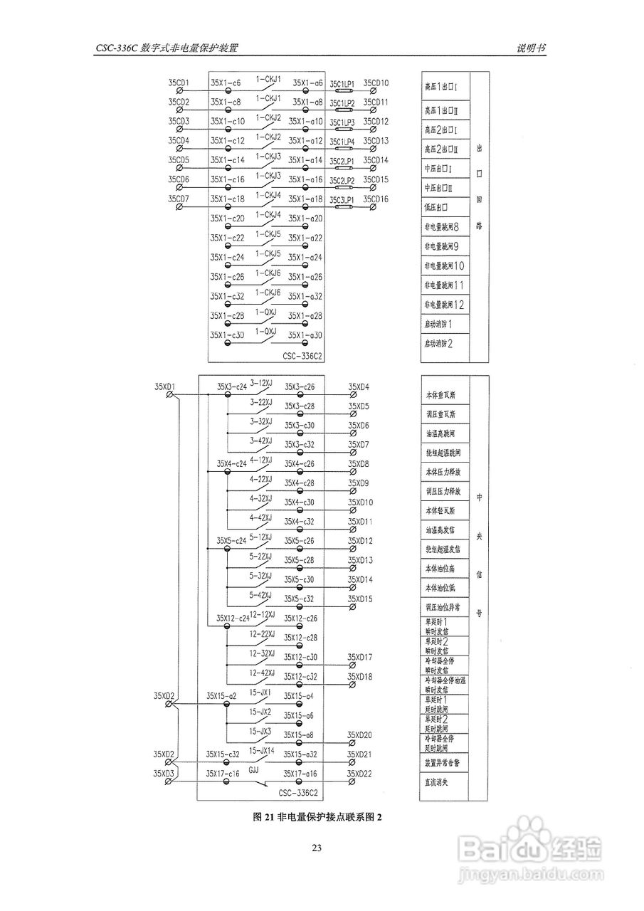 四方CSC-336C数字式非电量保护装置说明书:[4]