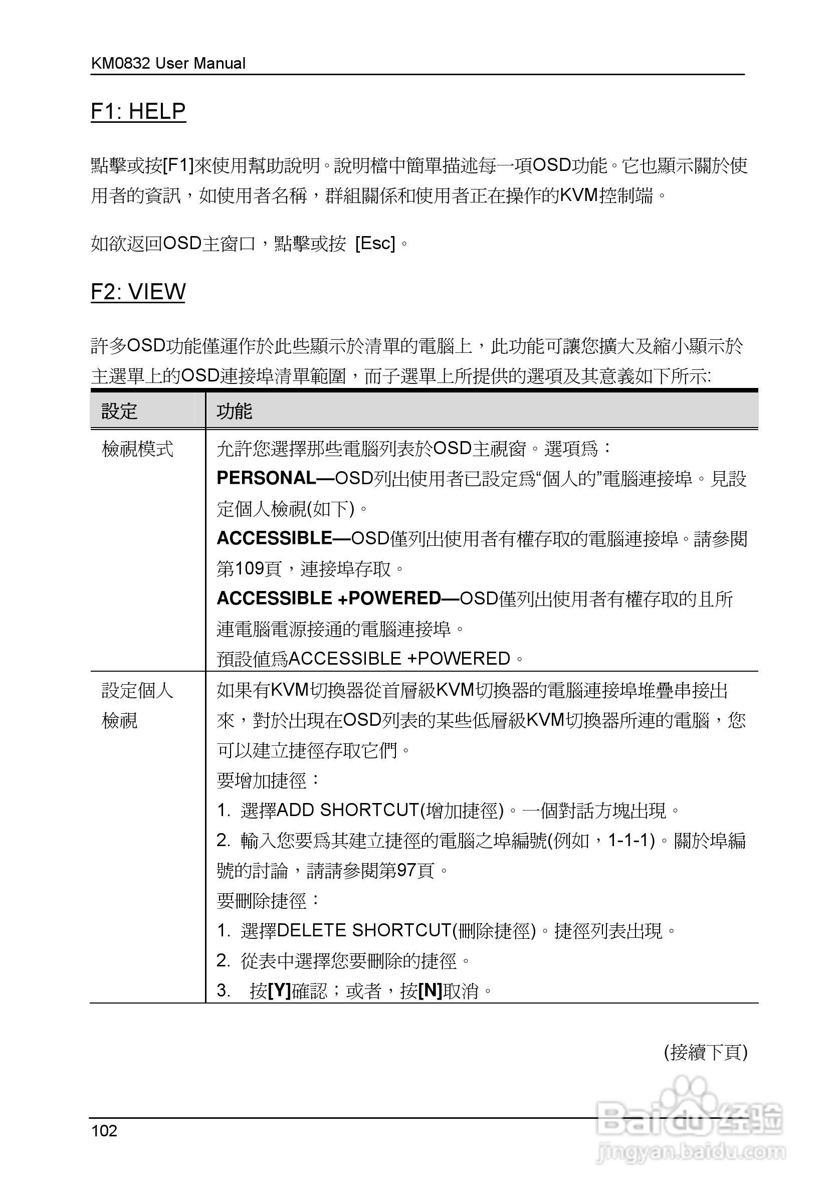 Matrix KVM 切换器KM0832 使用者说明书:[12]
