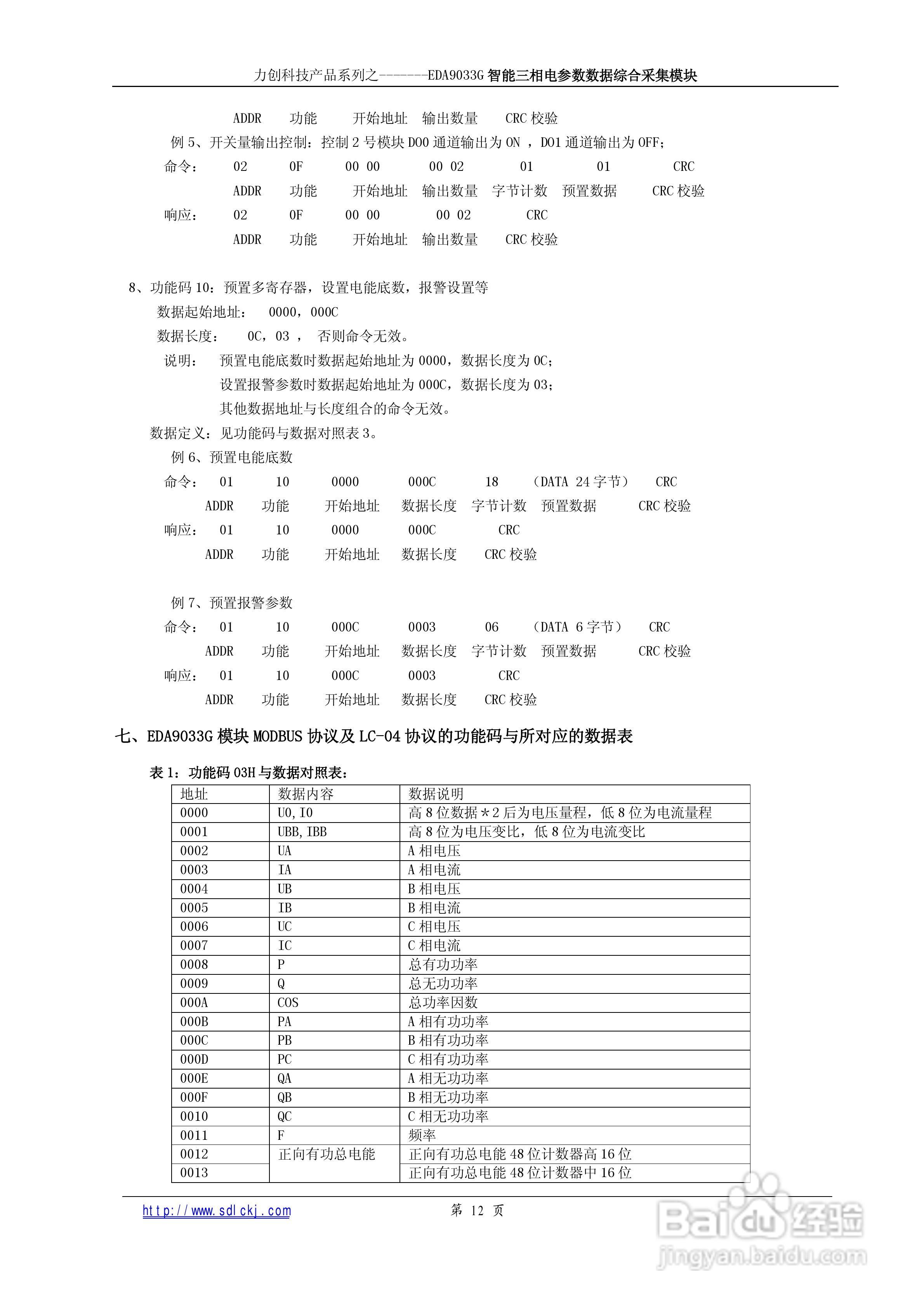 EDA9033G智能三相电参数采集模块说明书:[2]