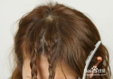 刘海编发减龄清爽甜美小清新哦