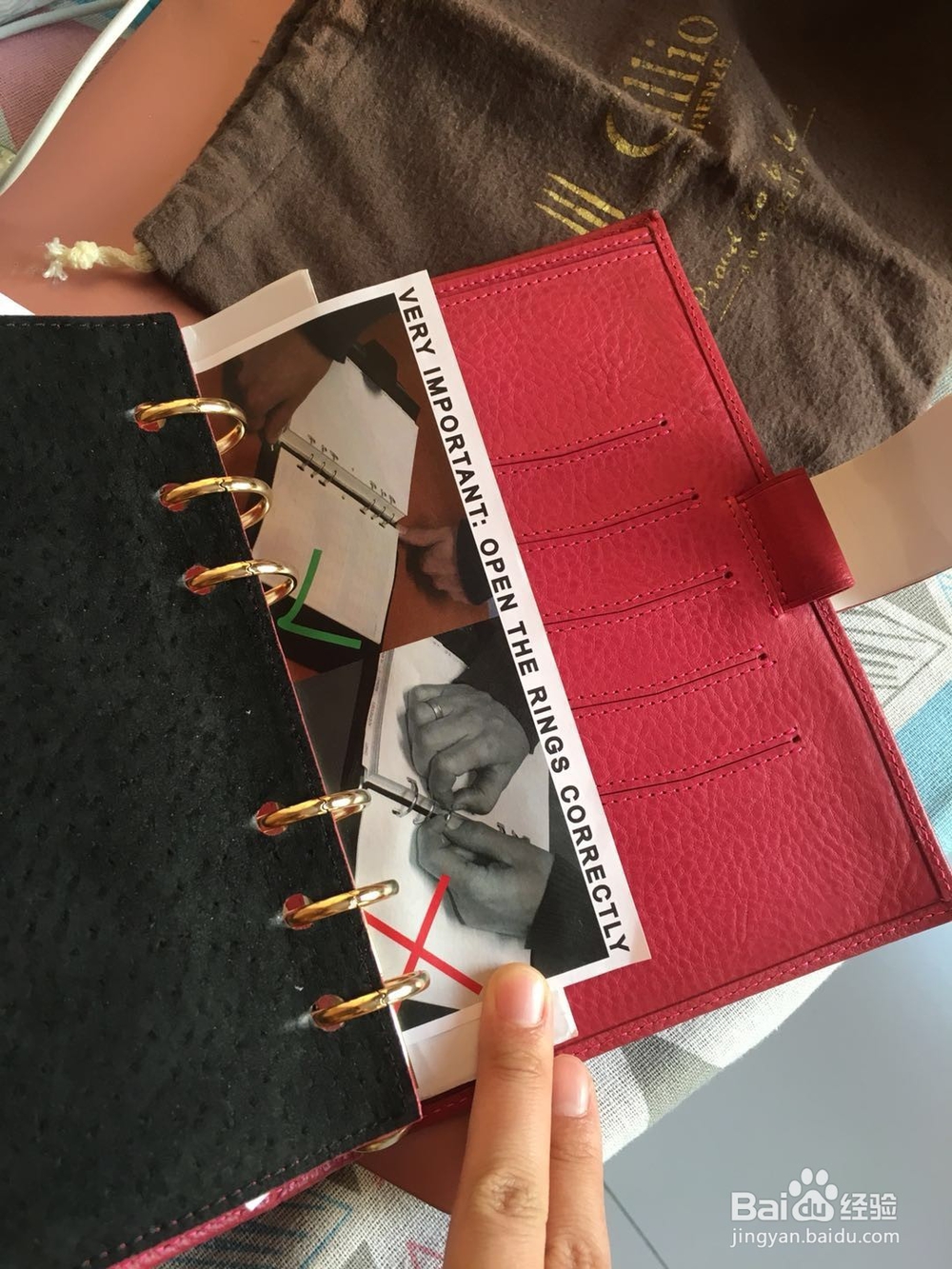 GILLIO COMPAGNA A6尺寸真皮活页本的详细介绍