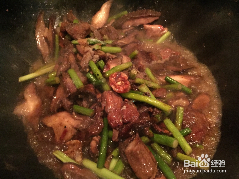 如何做香茹炒蒜苔