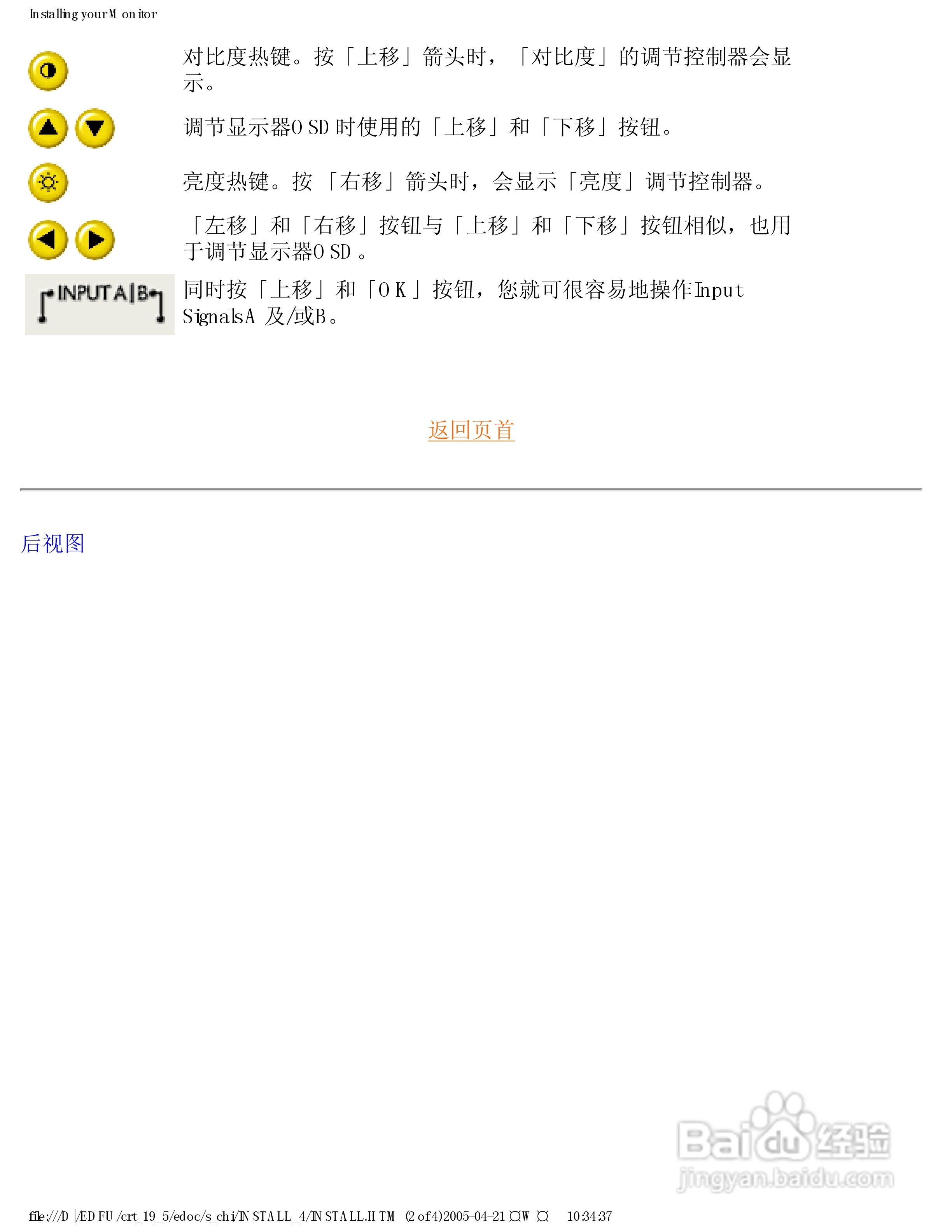 飞利浦109P40/29显示器使用说明书:[1]