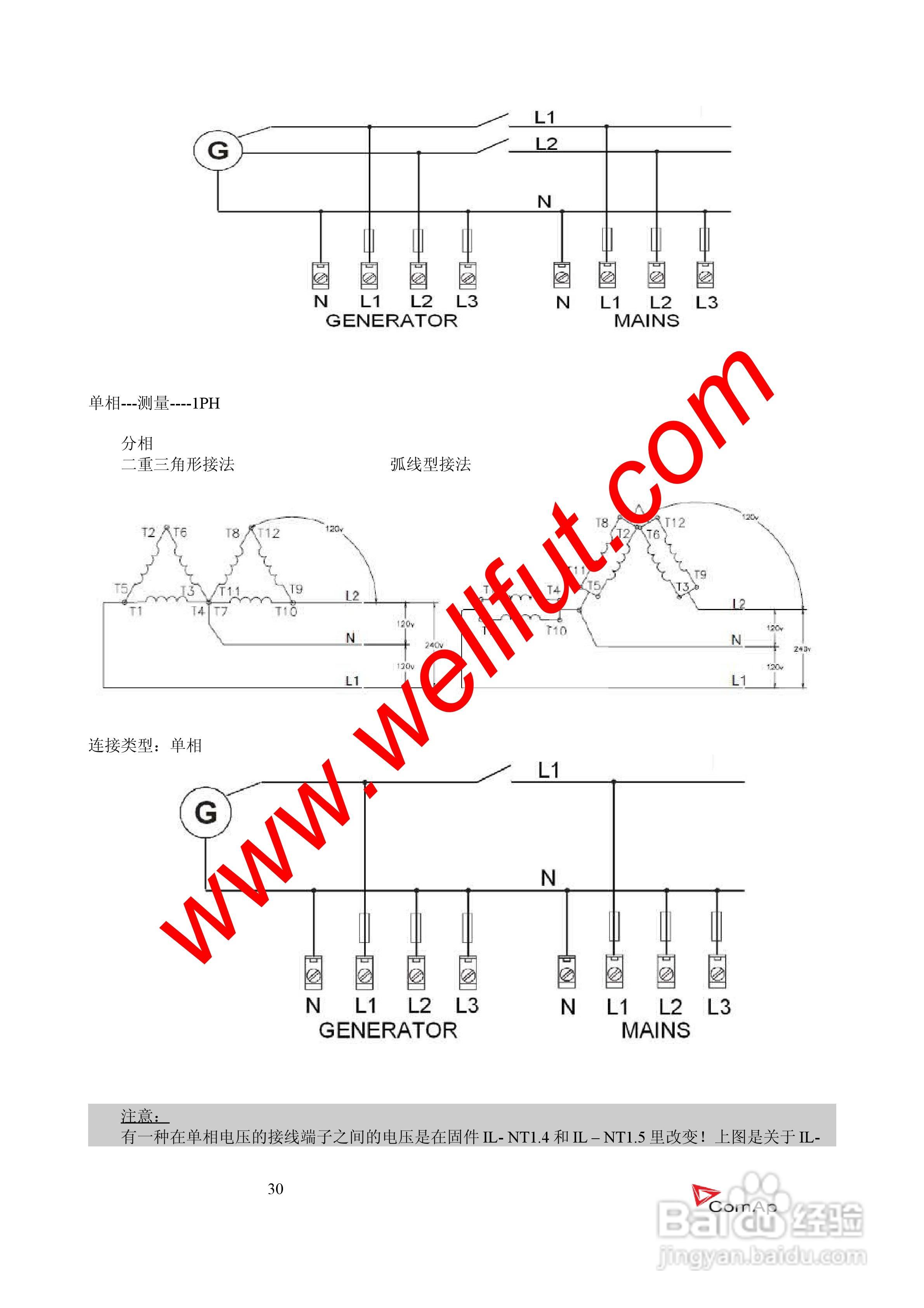 COMAP IL-NT-AMF20/25系列控制器中文说明书:[3]