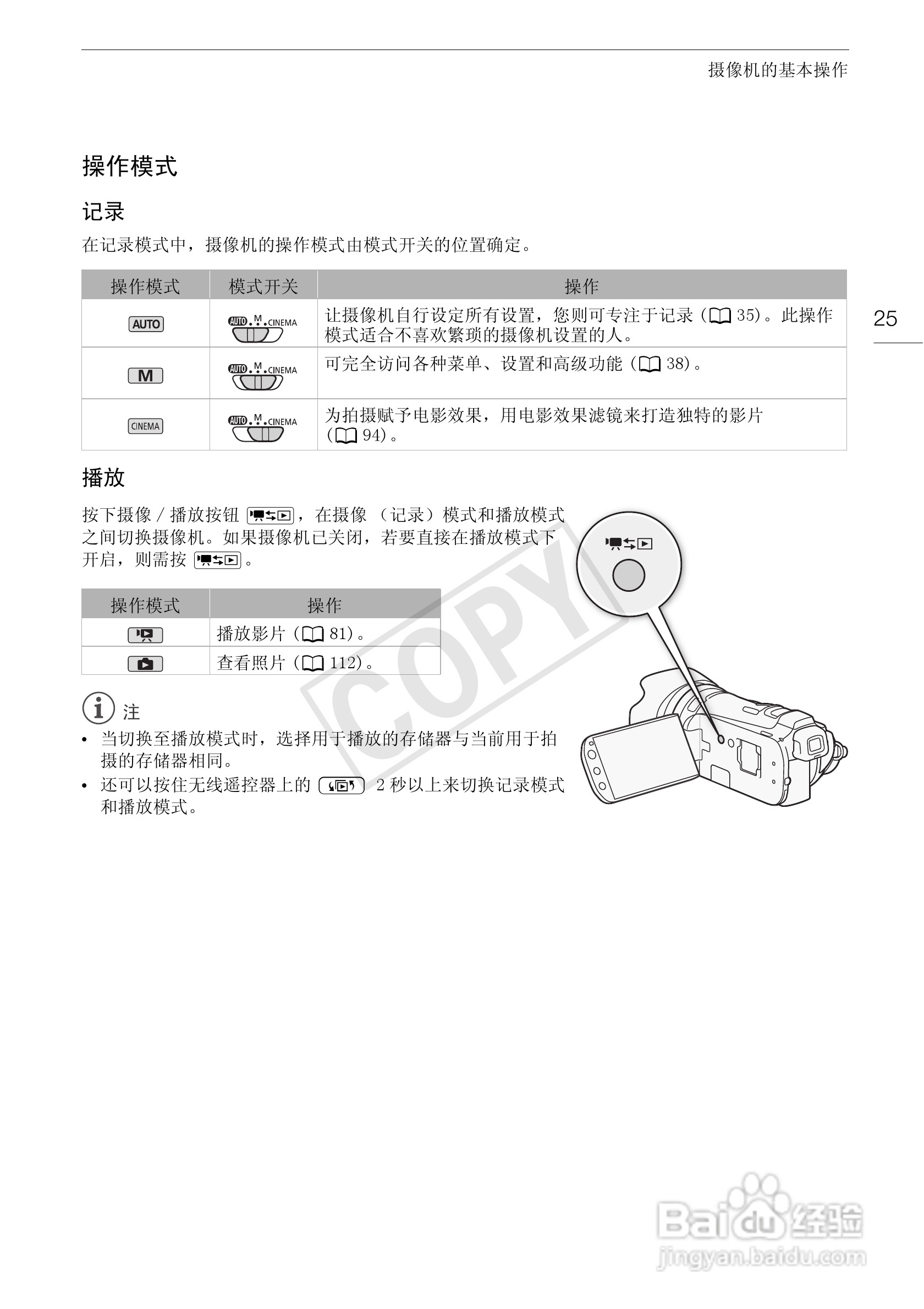 佳能HF-G10数码摄像机使用说明书:[3]