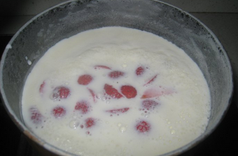 简单的鲜果奶露的制作方法