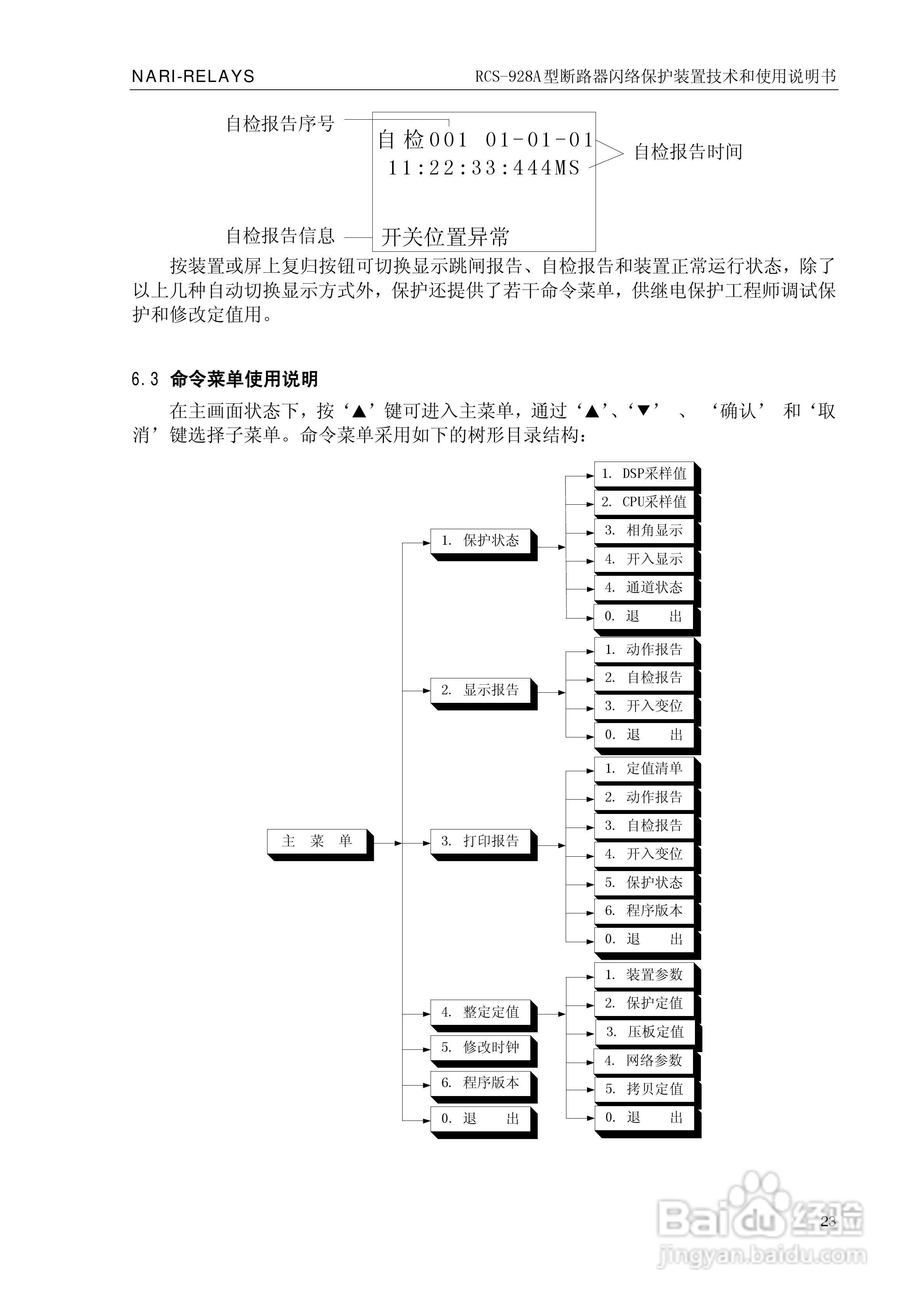 南瑞继保RCS-928A型断路器闪络保护装置使用说明书:[3]