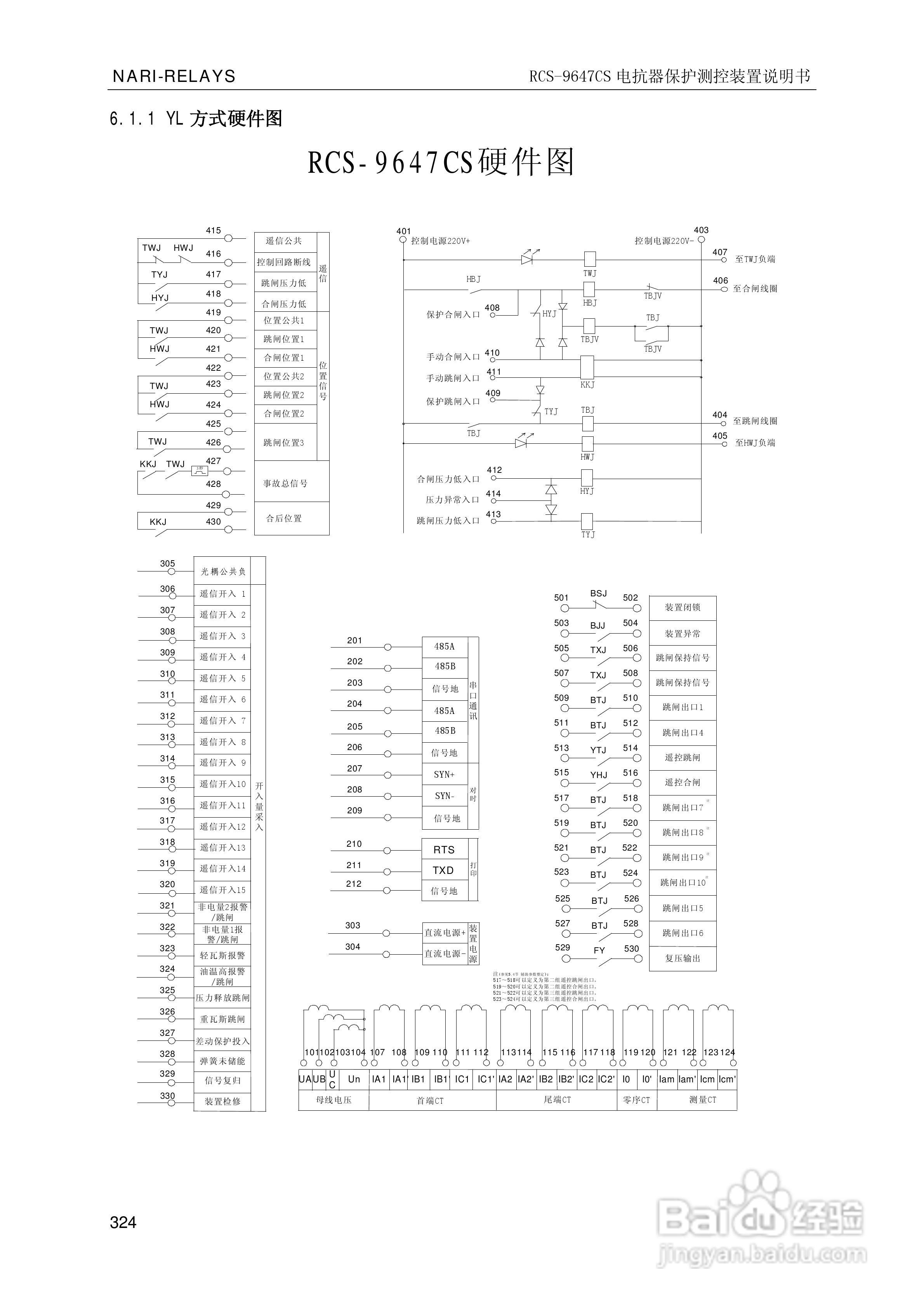 南瑞继保RCS-9681CS变压器后备保护测控装置说明书:[33]