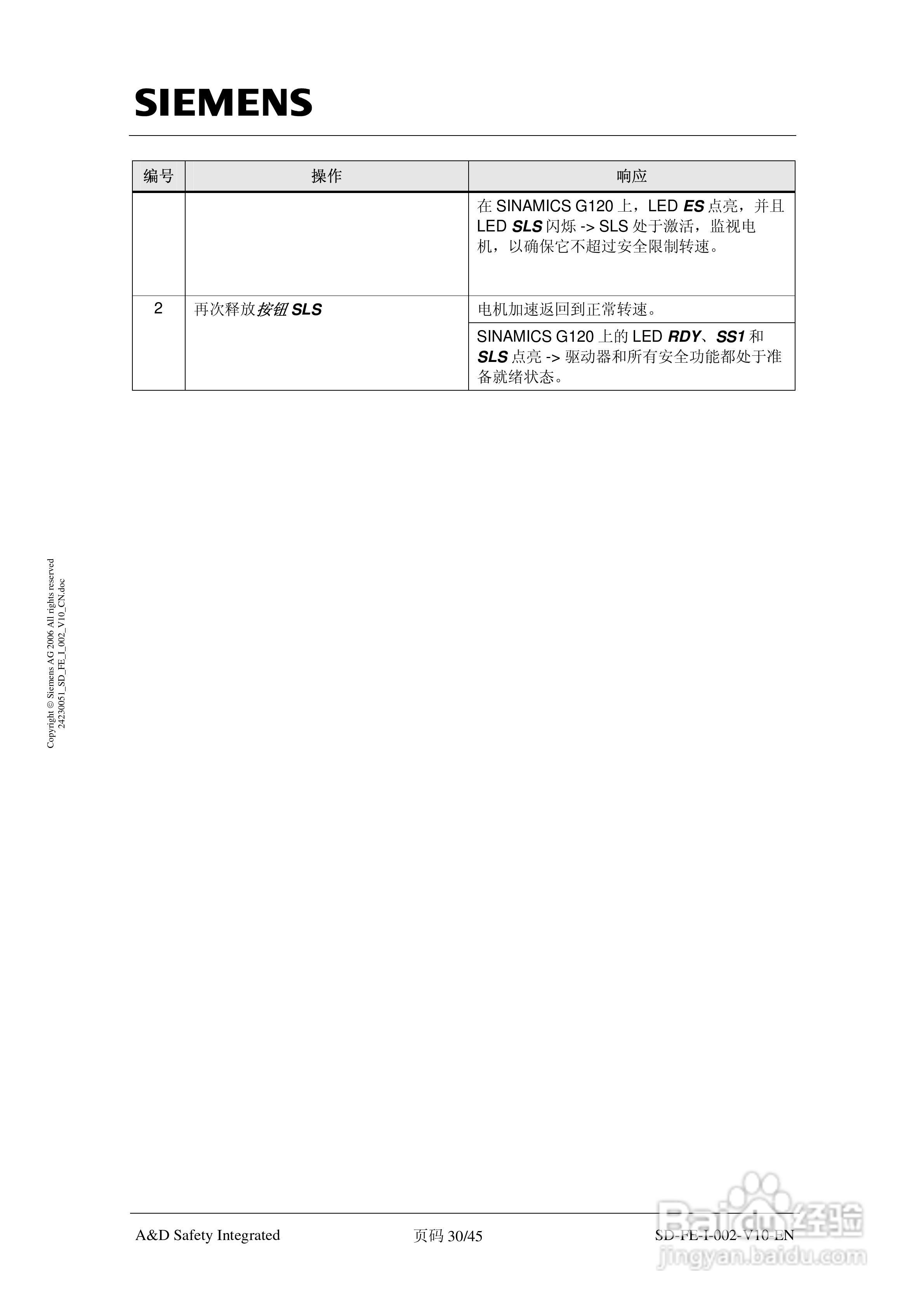 西门子SINAMICS G120故障安全驱动器说明书:[3]